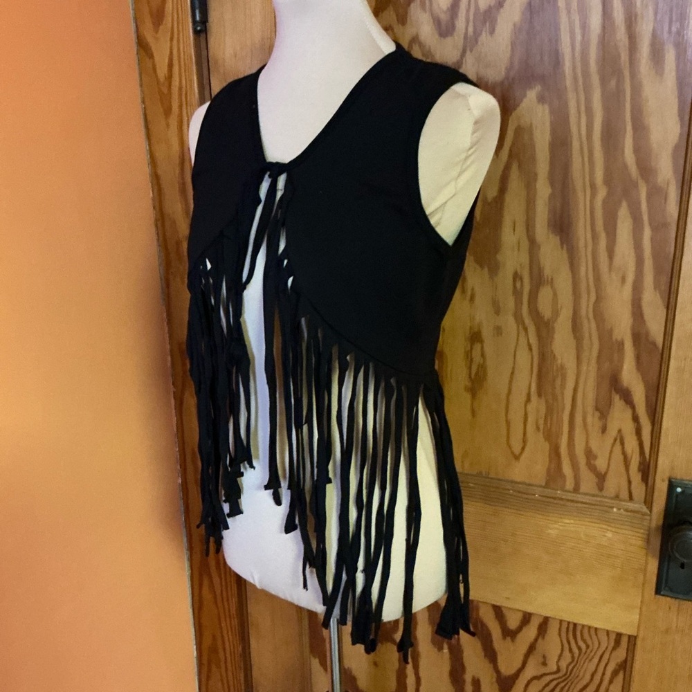 Grateful Dead The Wheel Fringed Vest - Picture 5 of 10